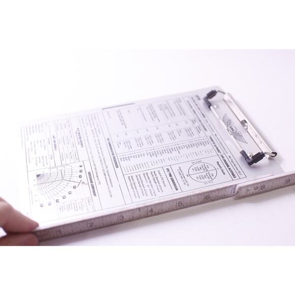 ASA, AirClassics, VFR, Kneeboard, Aluminum, Clipboard, Aviation, ~ 250605-WH 318 - Picture 3 of 3